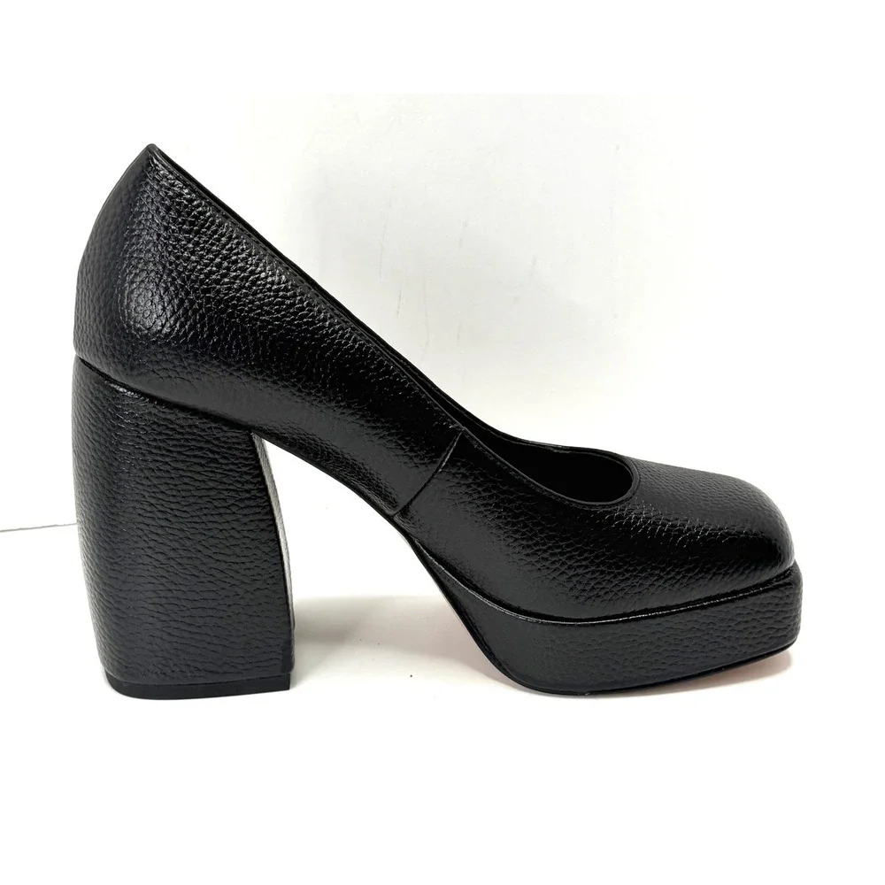 Katy Perry Women's The Uplift Slip-on Platform Pumps Black Size 5.5M NWT/BOX